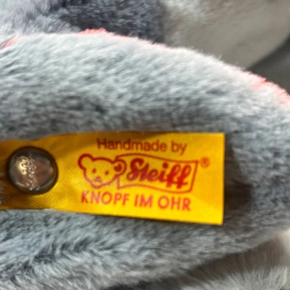 Steiff x Disney Eeyore Blue Gray Plush Stuffed Animal 10" Winnie The Pooh - Picture 5 of 10